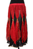 red tassel skirt