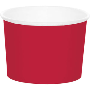 Red Paper Treat Cups 8ct | Solids