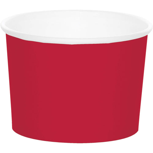 Red Paper Treat Cups 8ct | Solids