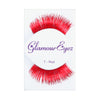 Metallic Red Eyelashes