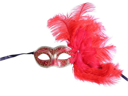 Red Feather Mask