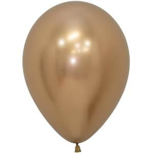 11in Latex Balloon 50ct | Reflex Gold