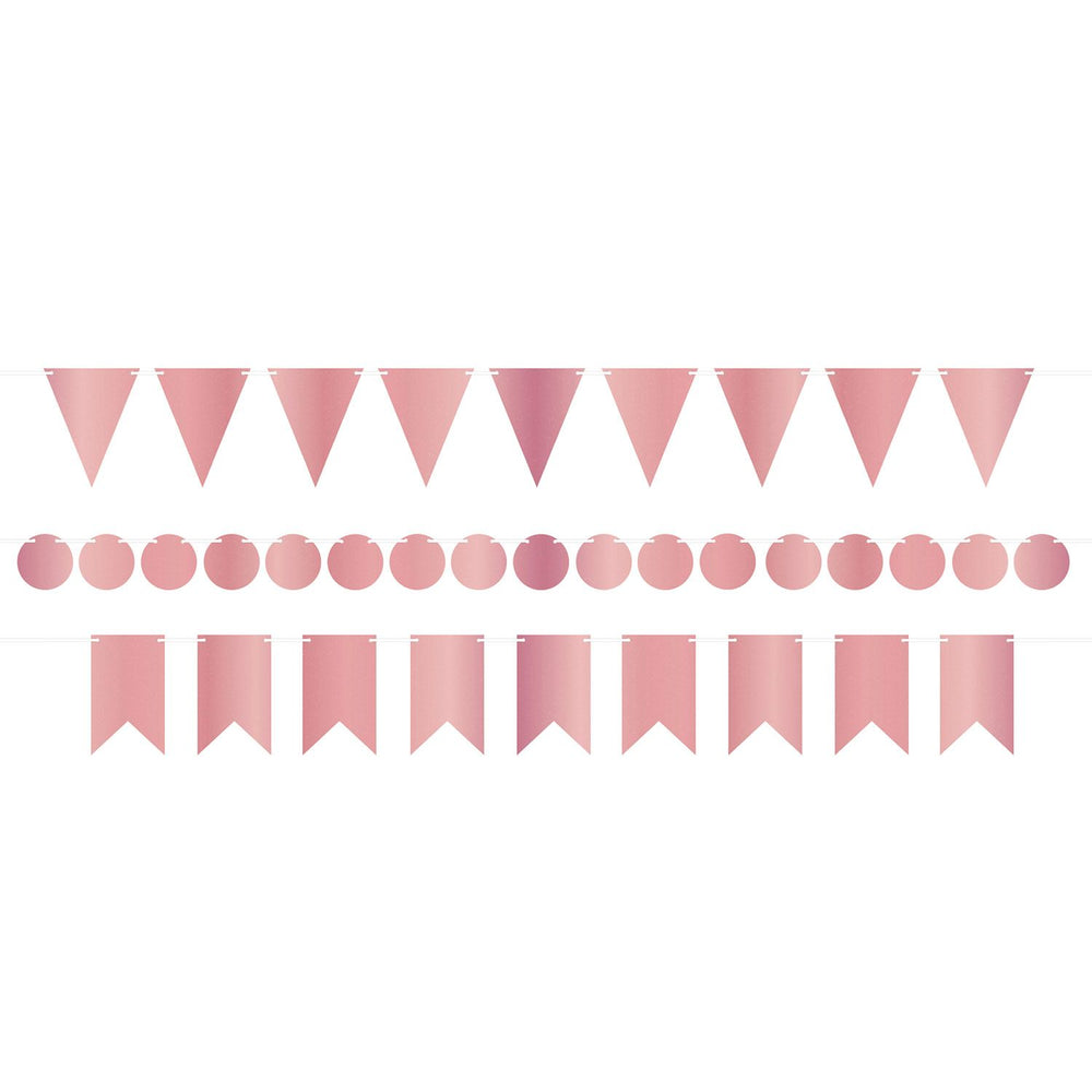 Rose Gold Foil Mini Streamer Kit | General Entertaining