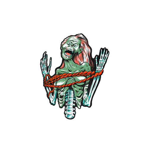 skeleton rotting bones lady dead