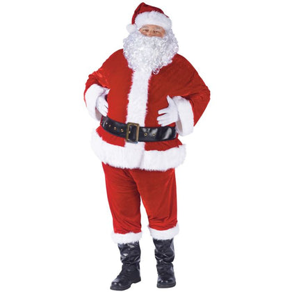 Complete Velour Santa Suit | Adult