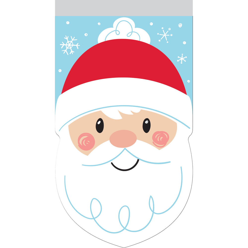 Santa Zipper Seal Treat Bags 12ct | Christmas