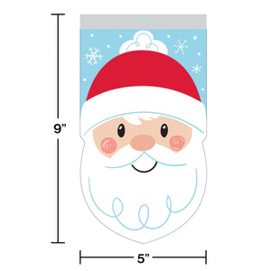 Santa Zipper Seal Treat Bags 12ct | Christmas