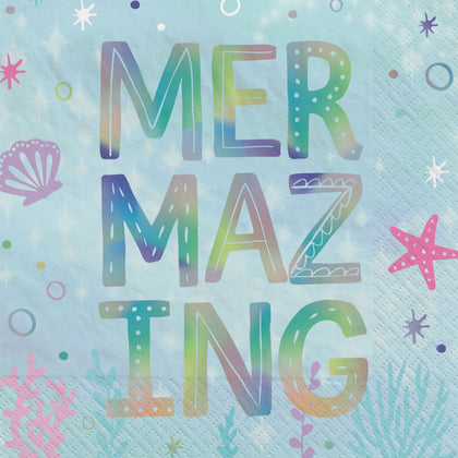 Mermazing Mermaid Napkins