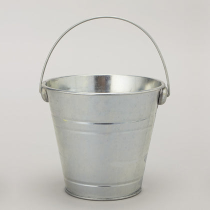 Metal Bucket | Silver