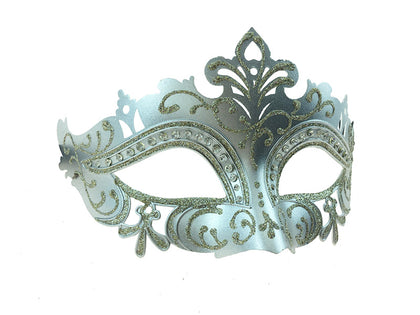 Silver Diamond Mask