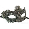 silver lace mask