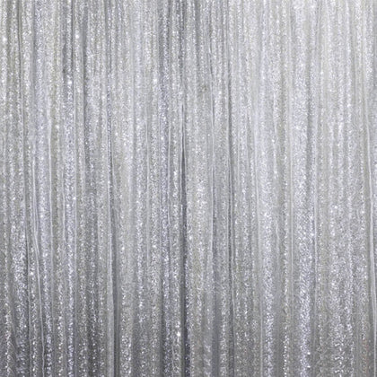 Sequin Backdrop | Silver