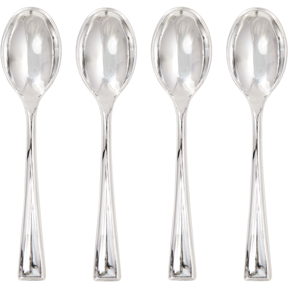 Silver Mini Spoons 12ct | Catering