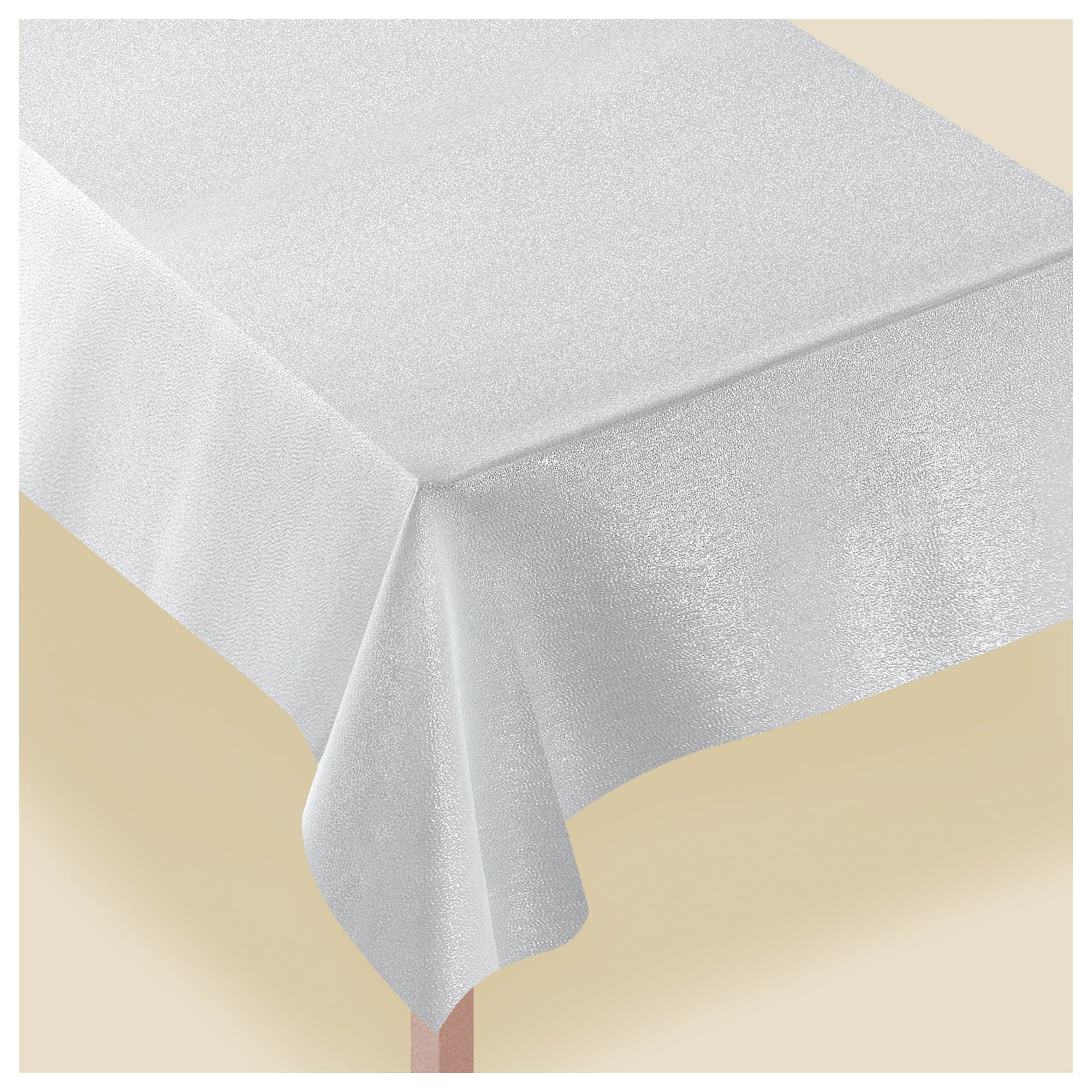 silver table cover