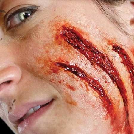 claw marks across face transfer