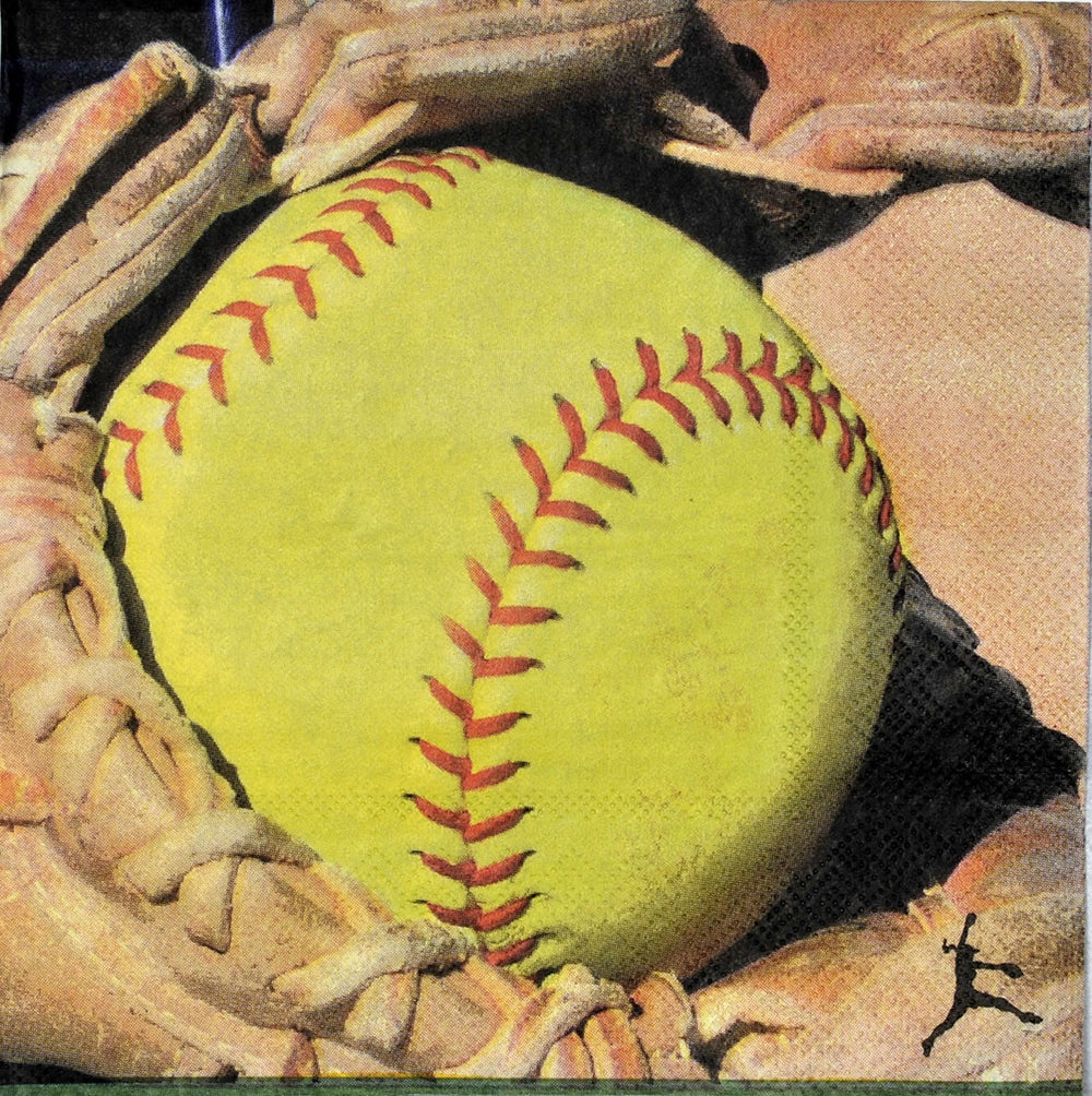 Softball Lunch Napkins 16ct | Sports
