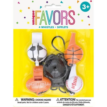 Sport Ball Whistle Favors