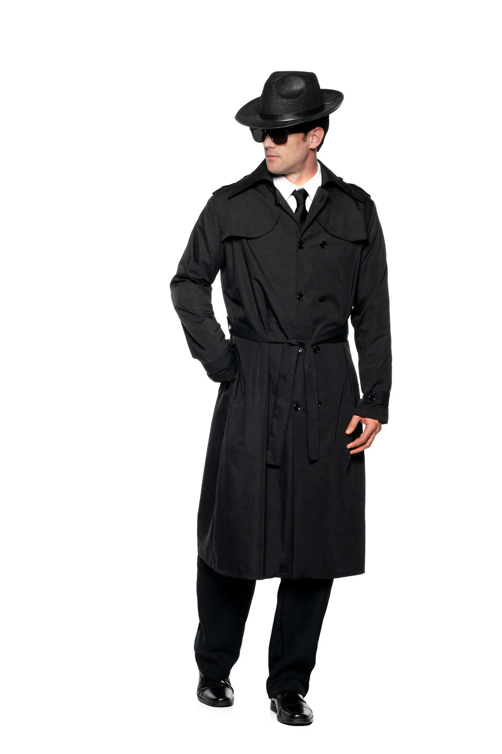 spy trench coat
