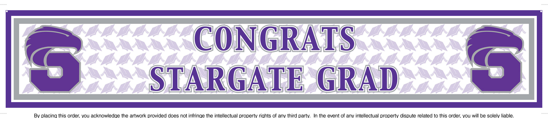 High School 6ft Banner