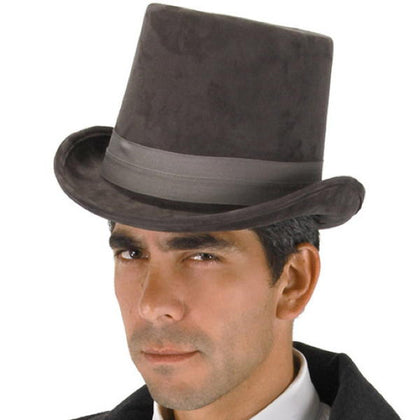 steampunk gray hat