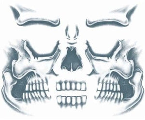 skull face tattoo