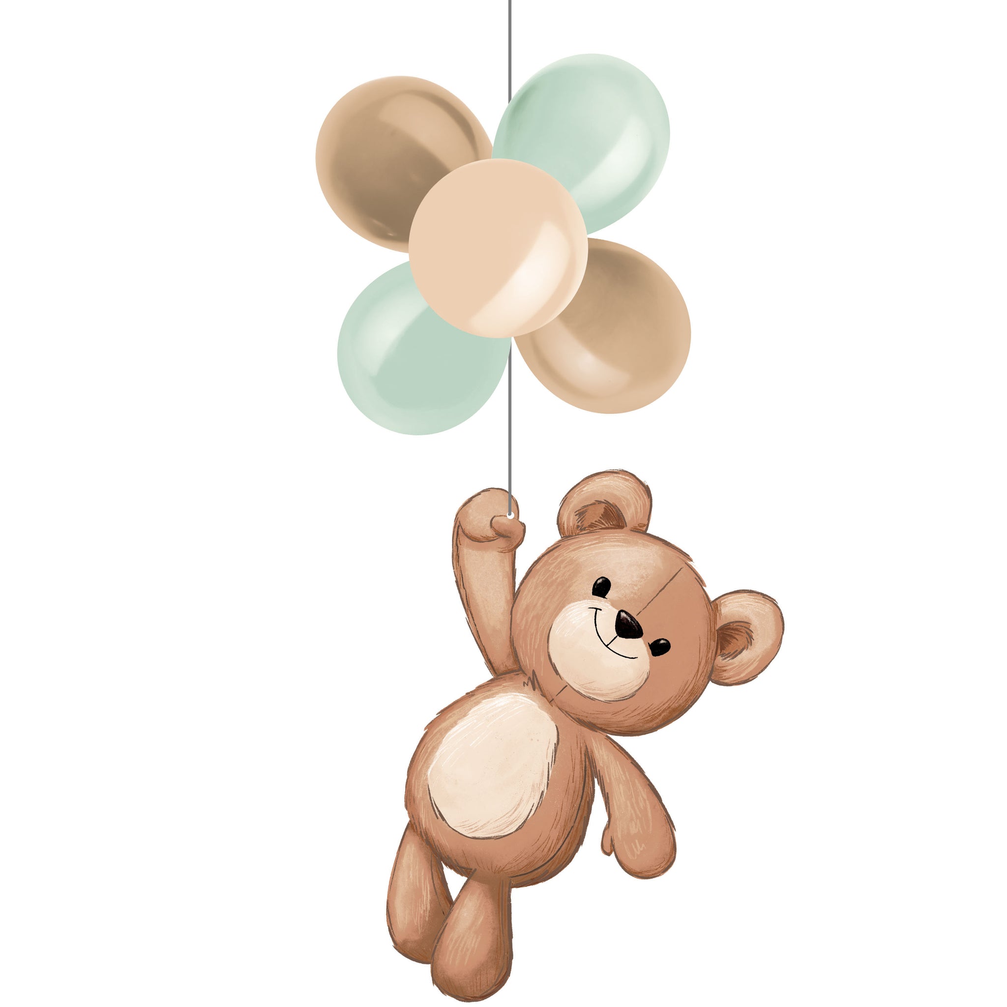 Teddy Bear Hanging Decoration | Baby Shower