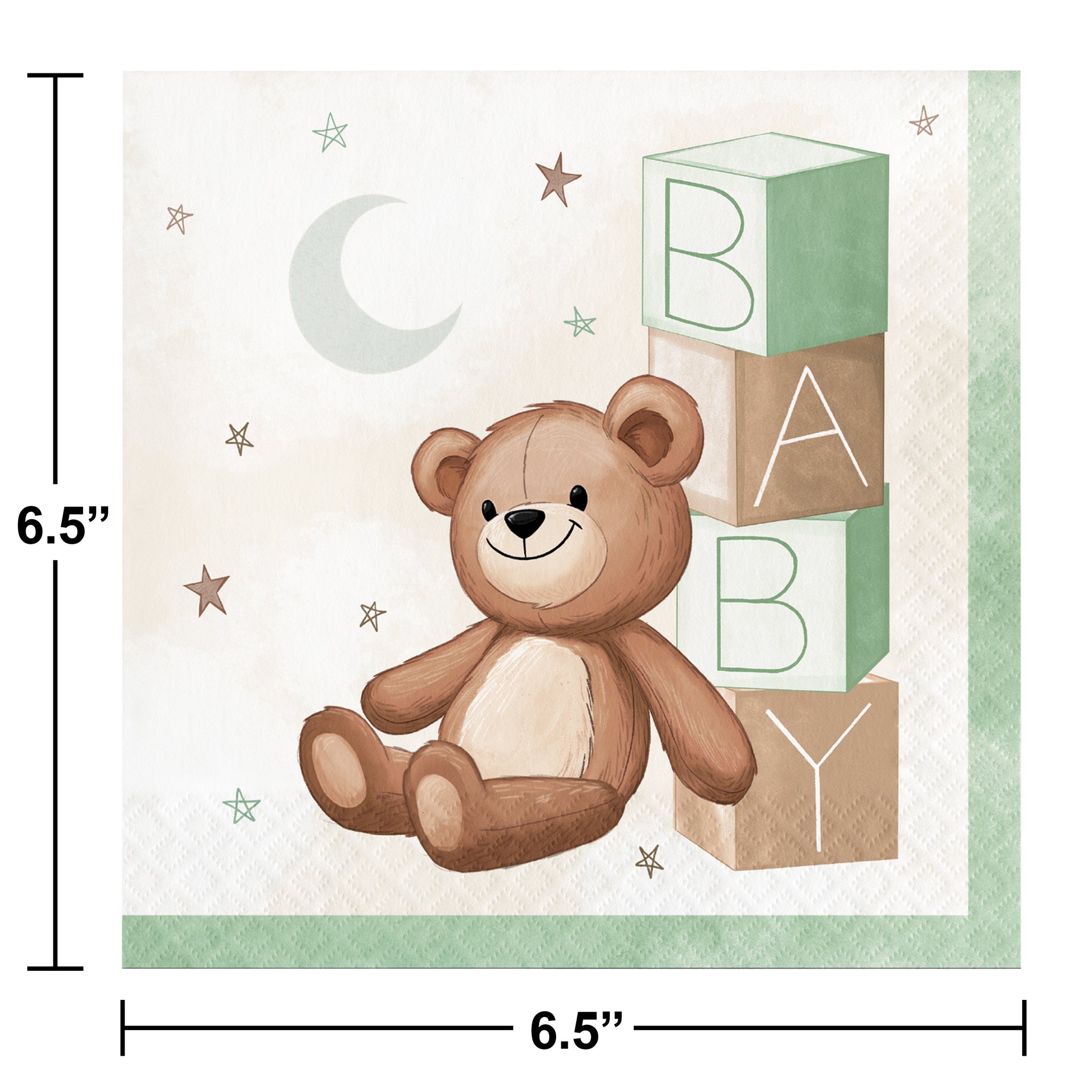 Teddy Bear Lunch Napkins 16ct | Baby Shower
