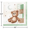 Teddy Bear Lunch Napkins 16ct | Baby Shower