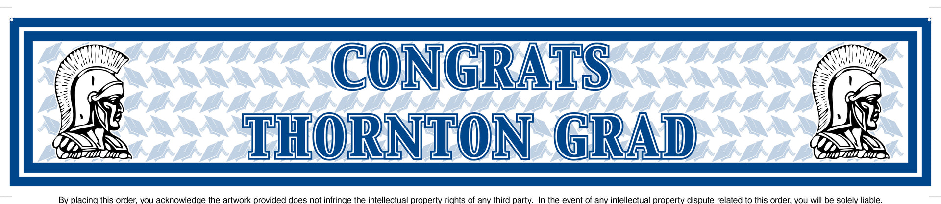 High School 6ft Banner | Graduation