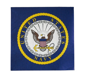 US Navy Lunch Napkins 16ct | Graduation