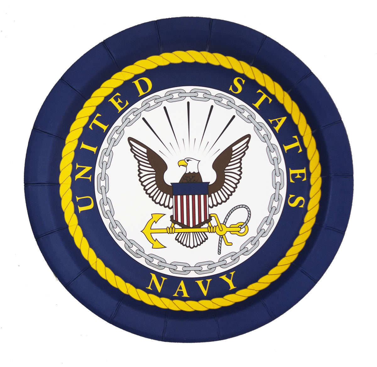US Navy 9in Paper Plates 8ct | Graduation