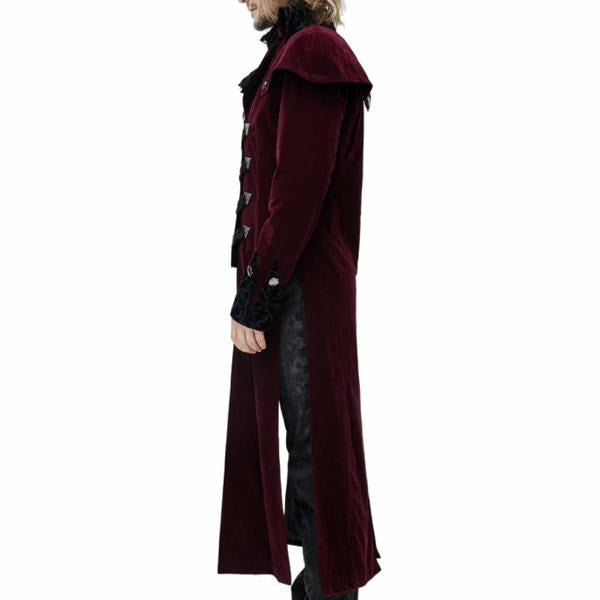 Red Velvet Vampire Coat Adult -Devil Fashion (CT06002)