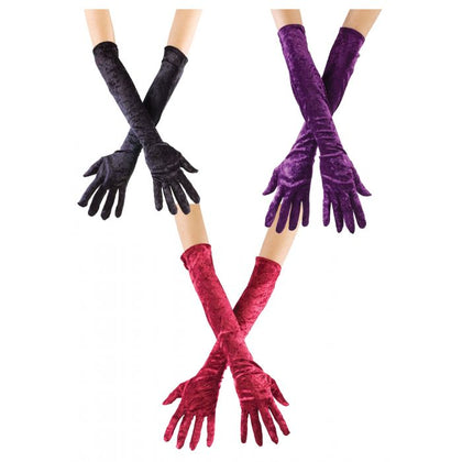 velvet gloves