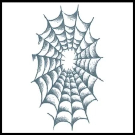 Prison Web Temporary Tattoo - Tinsley Transfers PR-309