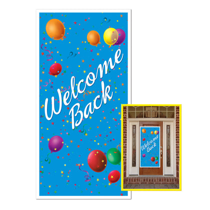 welcome back door banner