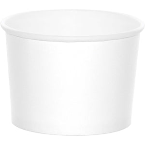 White Paper Treat Cups 8ct | Solids
