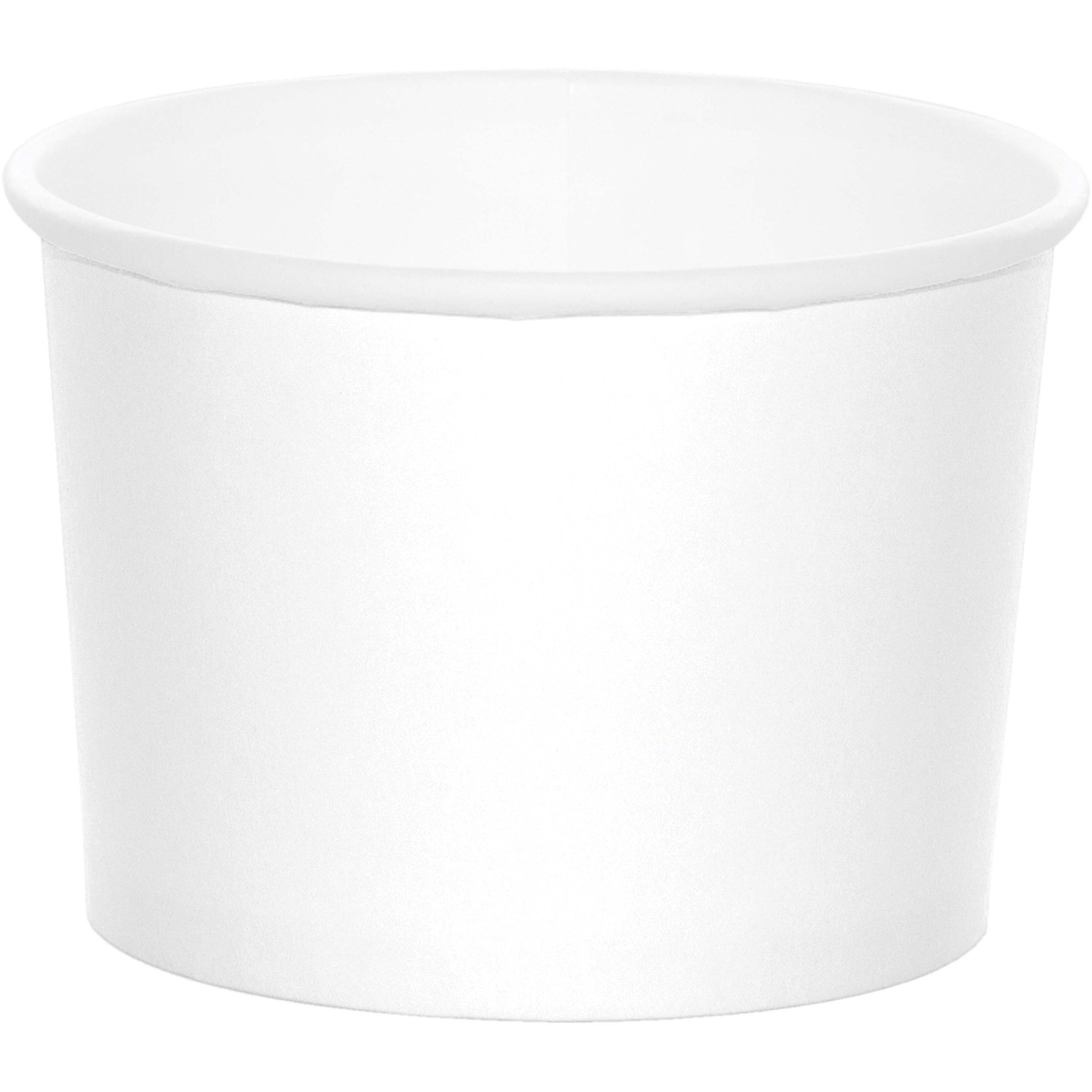 White Paper Treat Cups 8ct | Solids