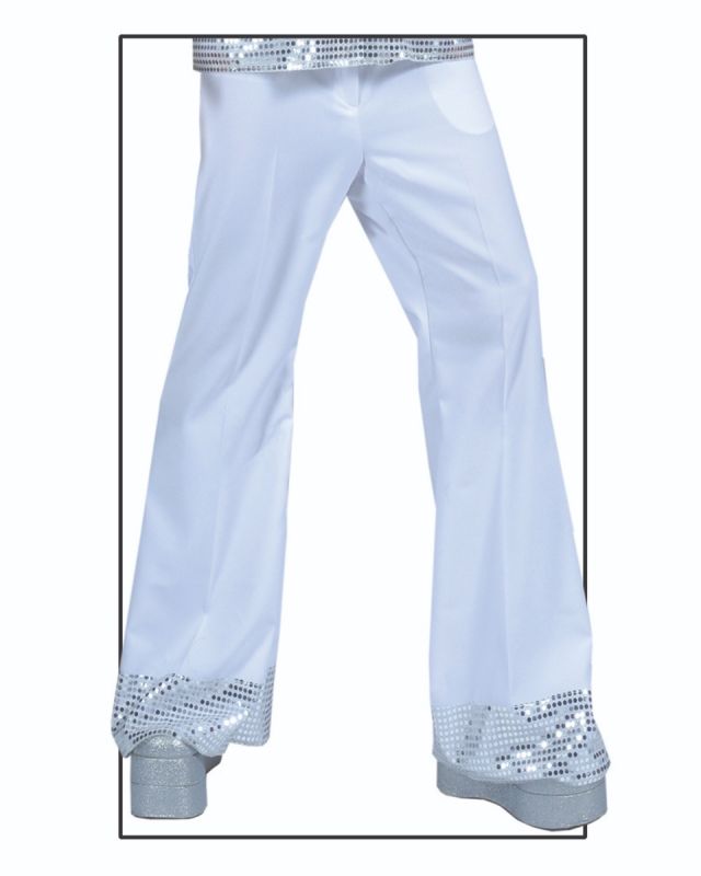 White Disco Pants | Adult