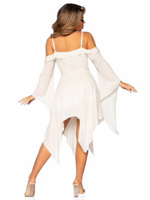 bell sleeve peasant dress