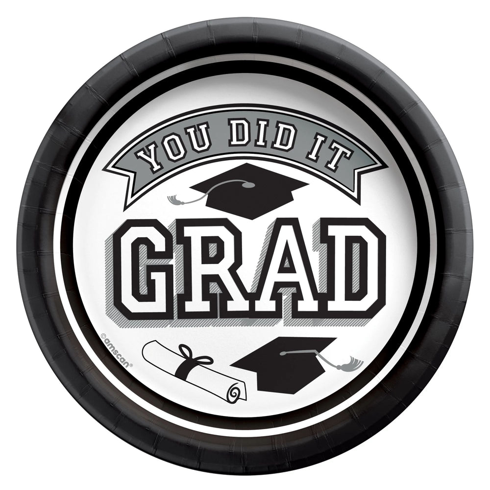 white grad plates