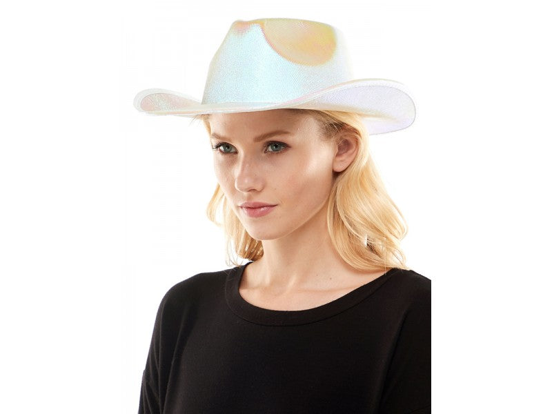 White Opal Cowboy Hat