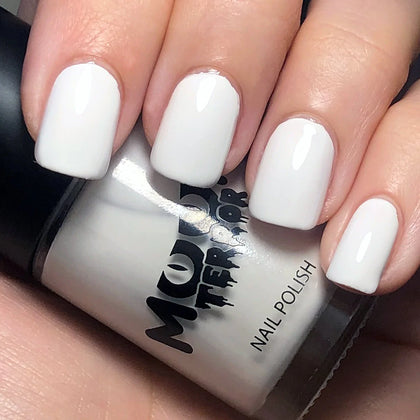 white nail polish