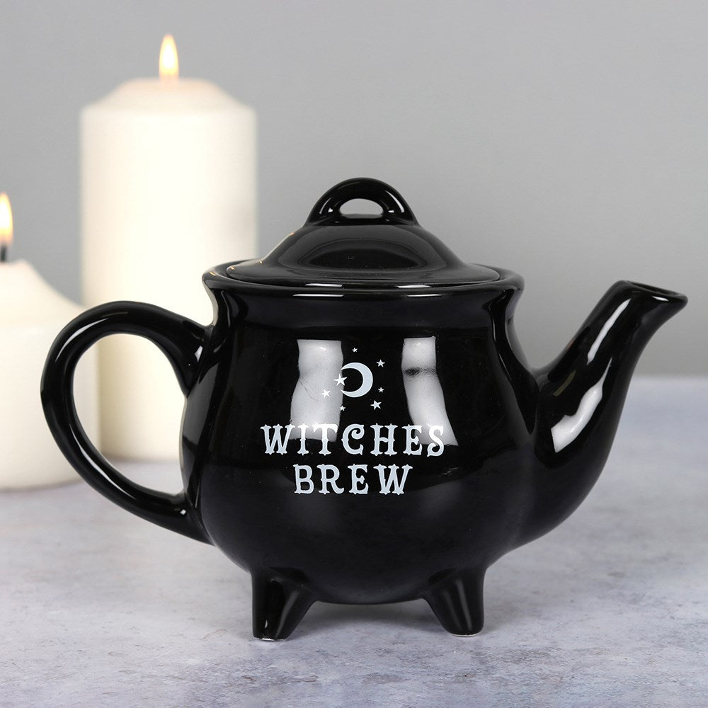 WITCHES BREW CERAMIC BLACK TEA POT