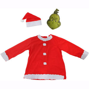 grinch mask and santa