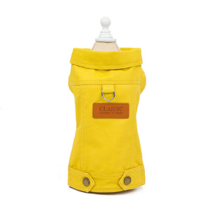 Dog Denim Jacket | Yellow